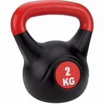 Halteră pentru urechi - Kettlebell, plastic, 2 kg SPARTAN - S-Sport.ro