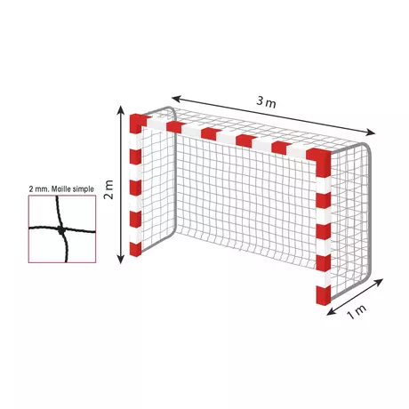 Poartă de handbal 3x2 m S-SPORT ECONOMY-S-sport.ro