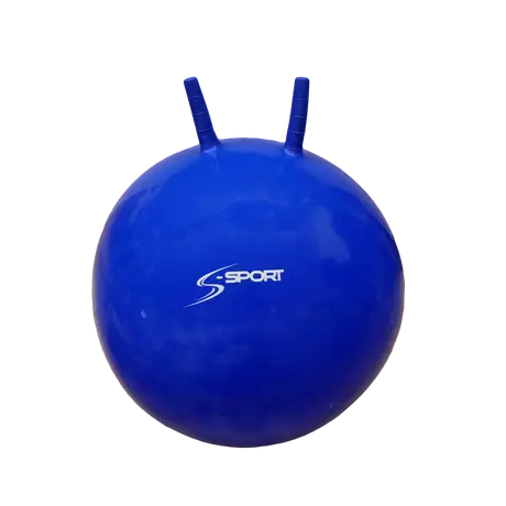 Minge săltăreață, 65 cm, albastru S-SPORT - S-Sport.ro