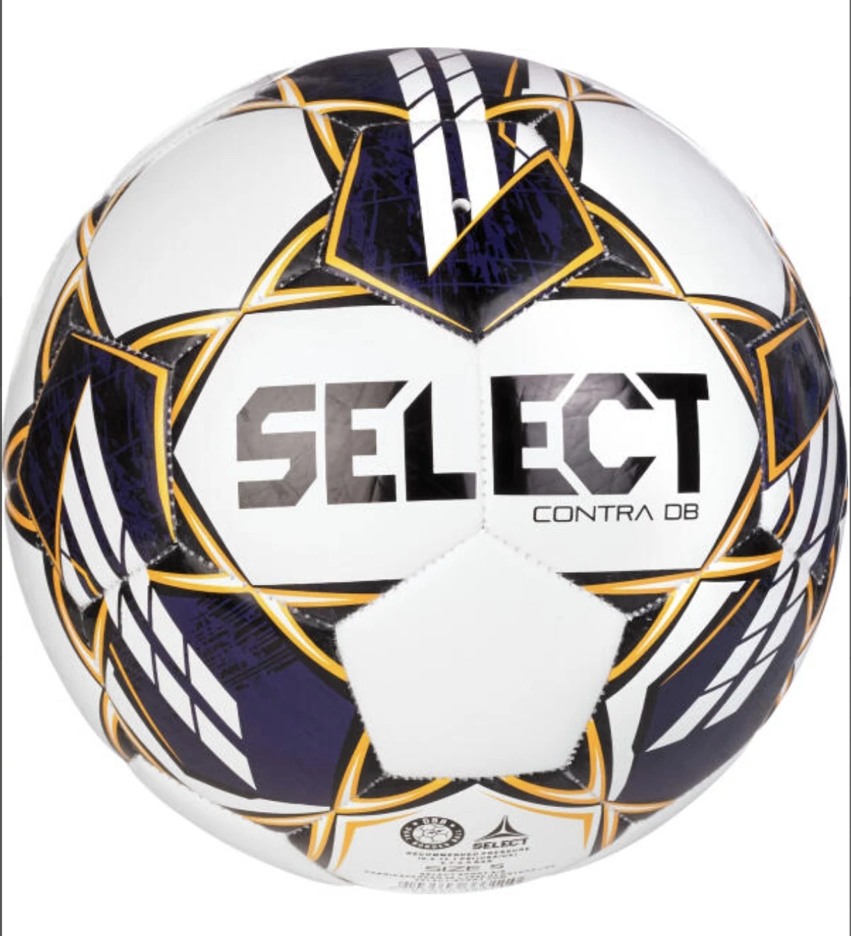 Minge de fotbal, mărimea 5 SELECT CONTRA V23 ALB/MOV