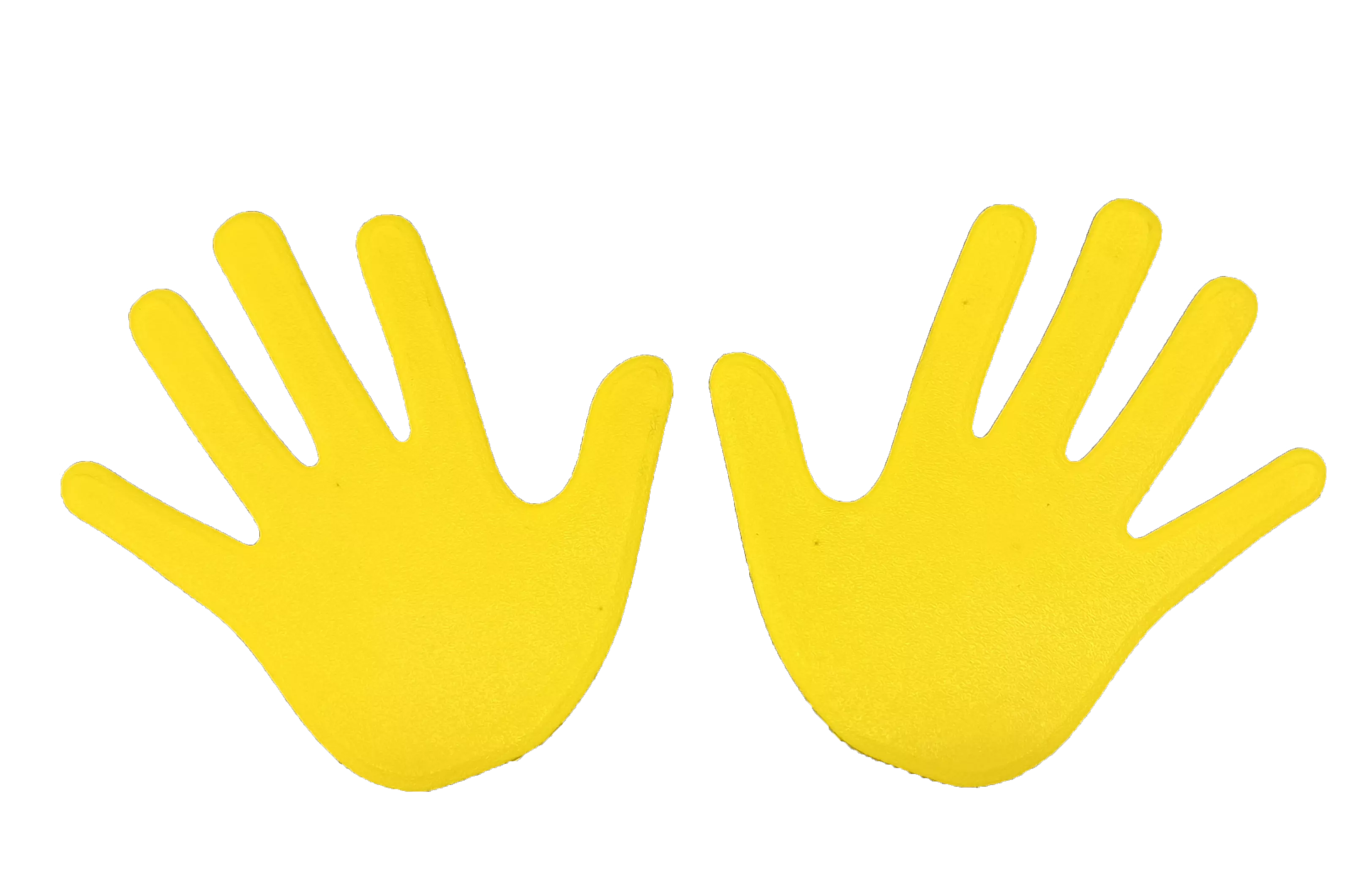 Marker de podea din cauciuc, mână galbenă - TREMBLAY